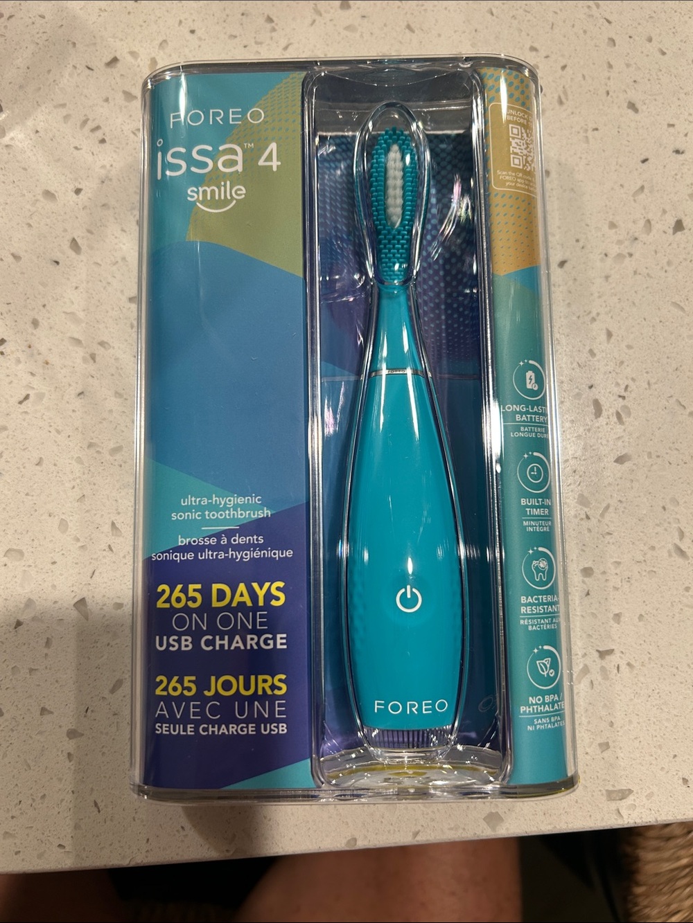 FOREO ISSA 4 Smile Sonic Toothbrush - Teal Blue